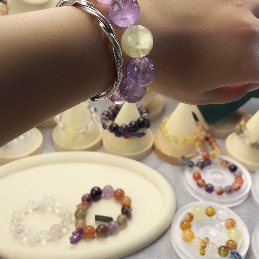 手链水晶银S925镶嵌