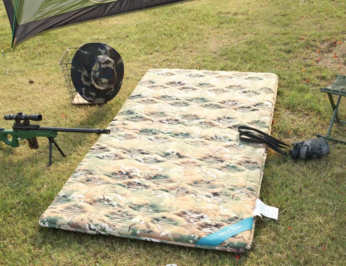 【营哥家】迷彩澳毛学生宿舍上下铺可折叠加厚床垫床褥防寒露营