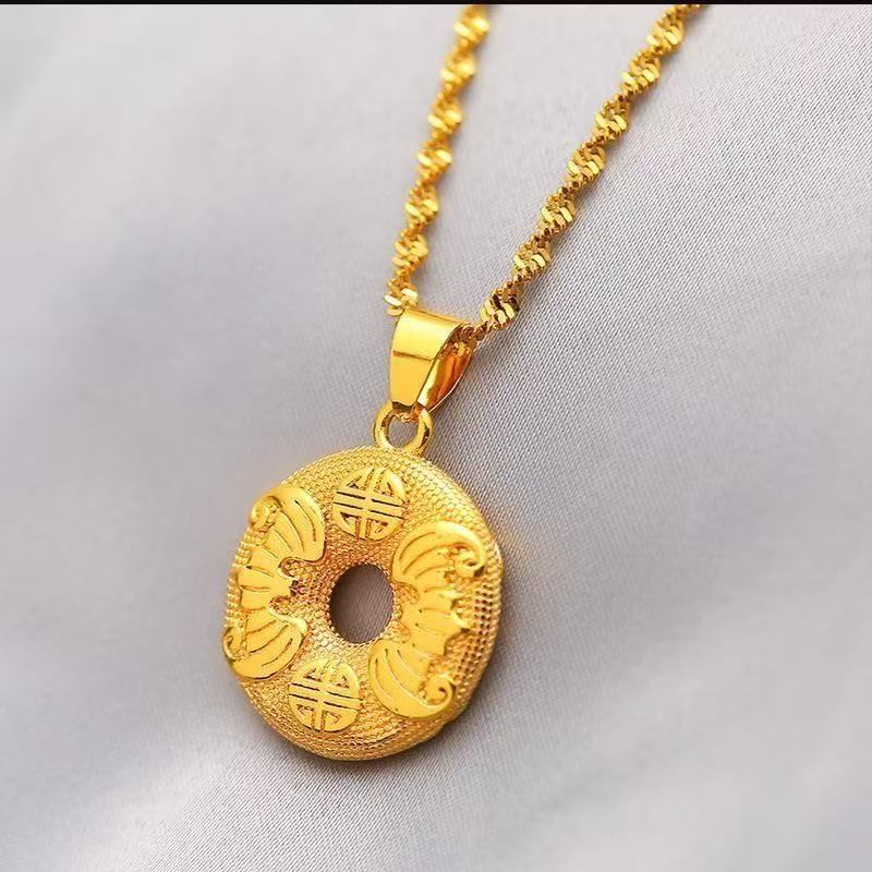   【昕昕专属福利】经典款平安扣合金吊坠FR14