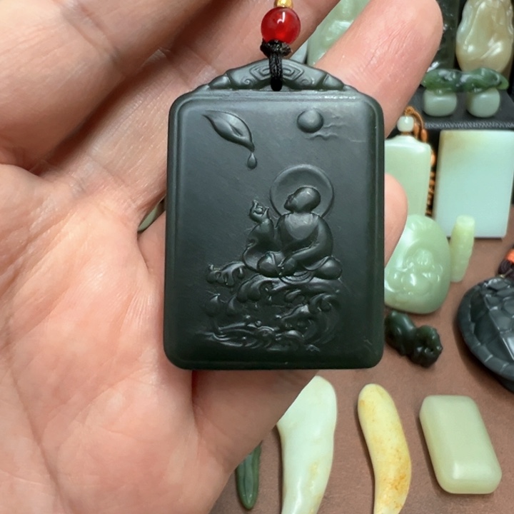 吊坠(不含链)未镶嵌和田玉