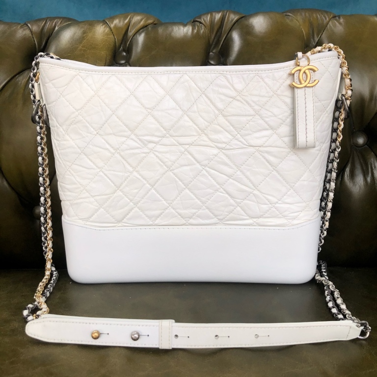 95新 Chanel/香奈儿 安洁利严选 CHANEL白流浪斜挎包 WHZ410068H