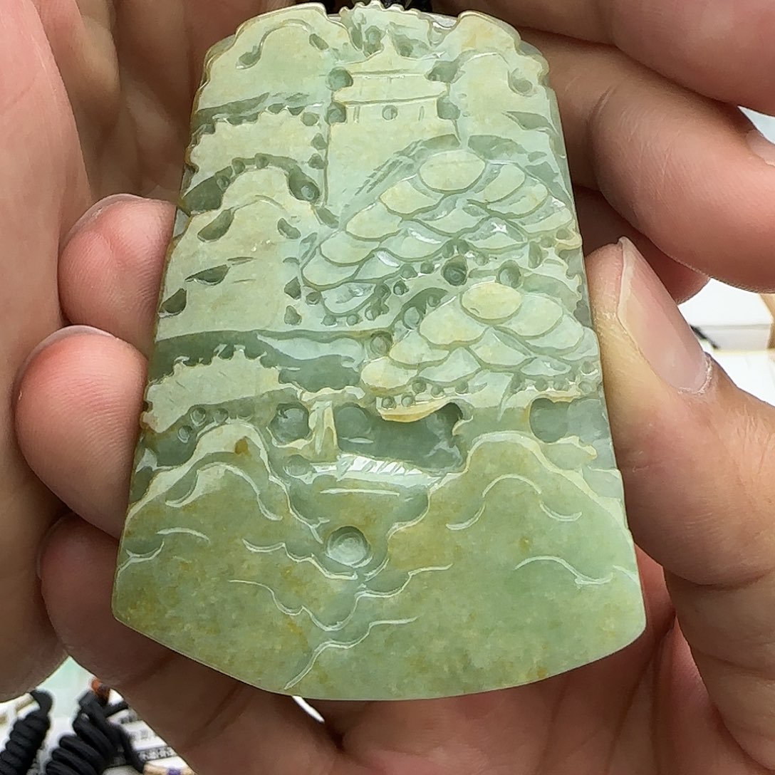 颈饰未镶嵌翡翠翡翠