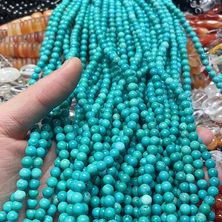 玛瑙/玉髓珠宝半成品未镶嵌一条6mm天然松