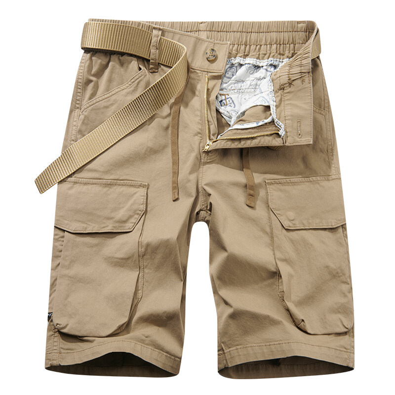 男士工装短裤夏季百搭工装裤短裤多口袋常规款宽松大码薄款直筒