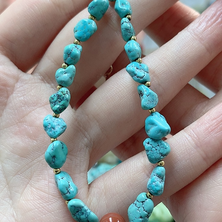 绿松石珠宝奇石未镶嵌