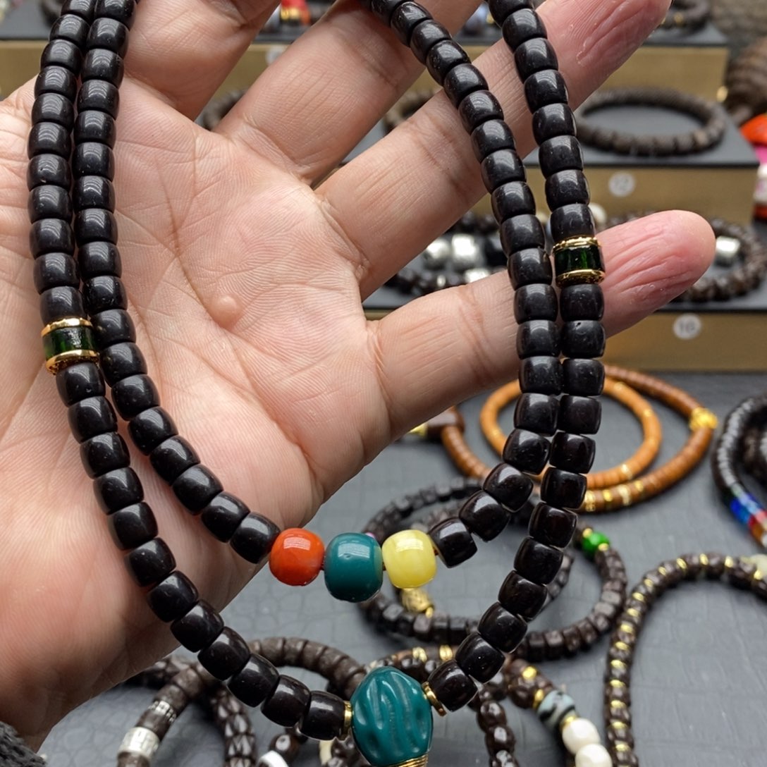 椰蒂吊坠黑金直切7❌6脖挂