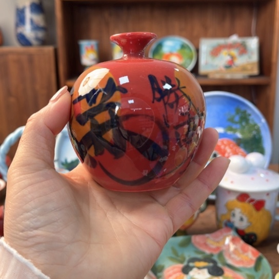 炉景德镇釉下手绘陶瓷 