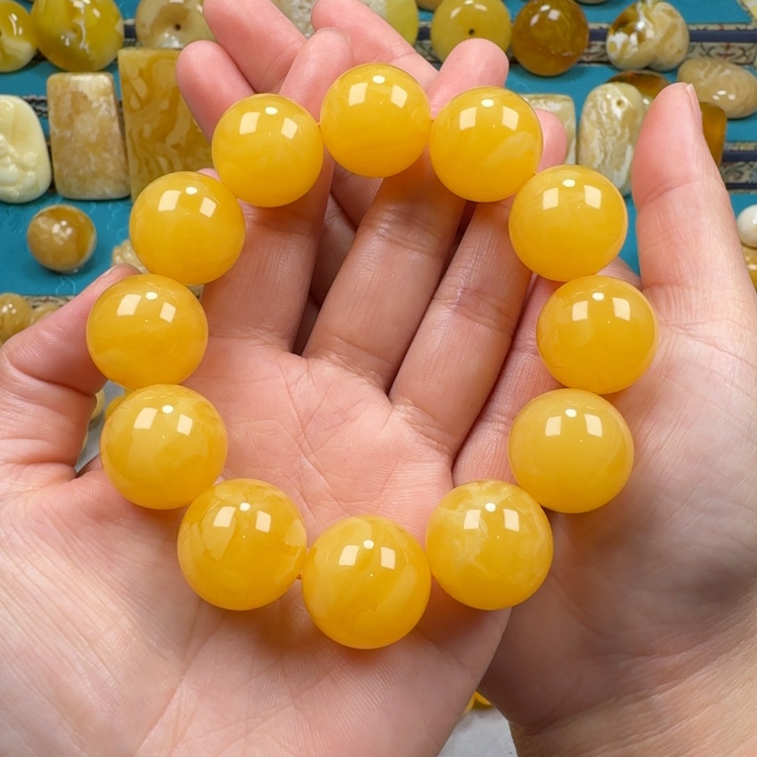 蜜蜡手链未镶嵌蜜蜡