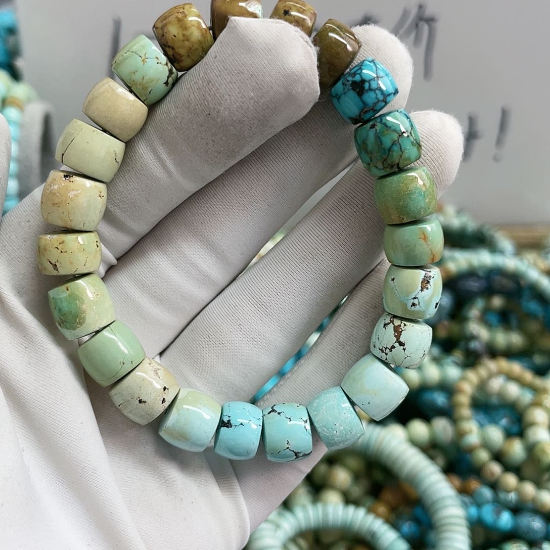 【闪购商品】绿松石珠宝奇石未镶嵌卡9