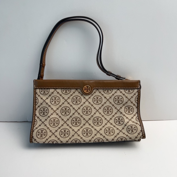 95新 TORY BURCH/汤丽柏琦 汤丽柏琦帆布小号单肩包