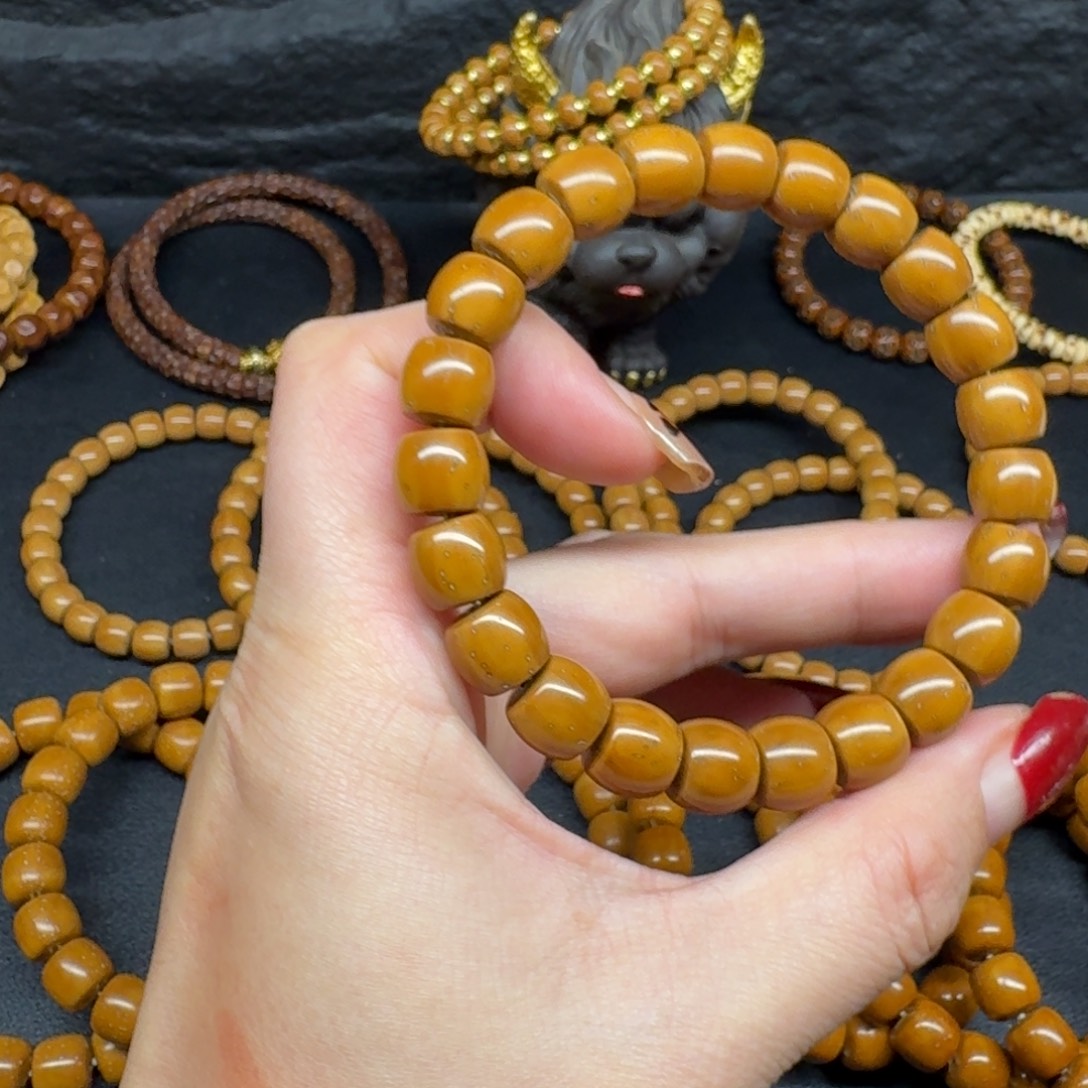 郑***明紫金鼠手串实心直切