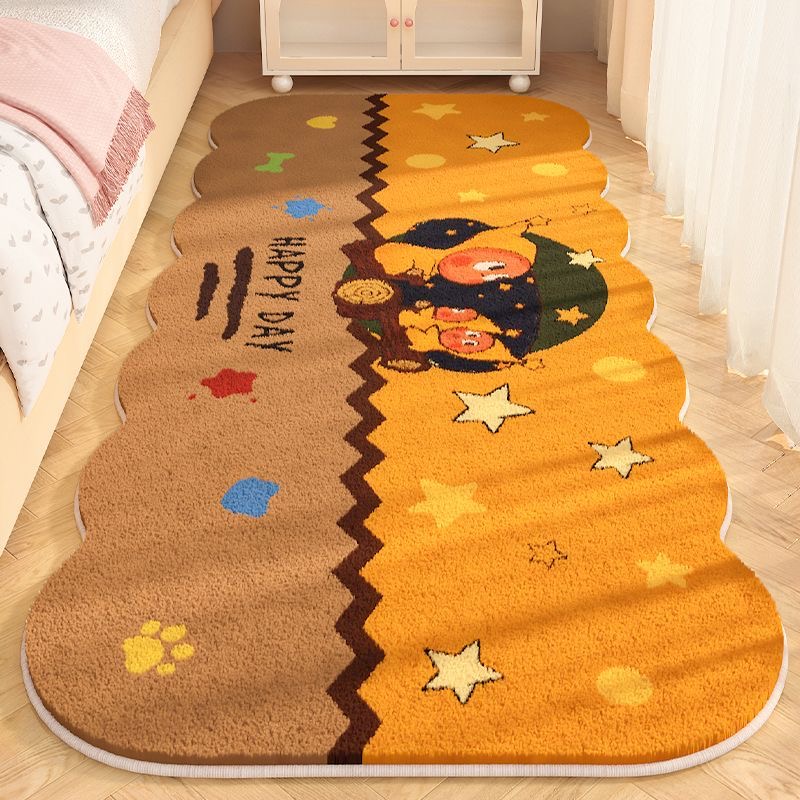 清 可爱卡通星星地垫 160cm*60cm