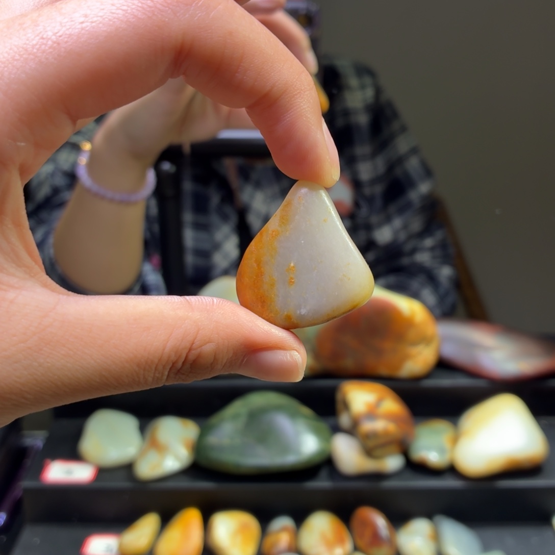 和田玉未镶嵌挂件20.5