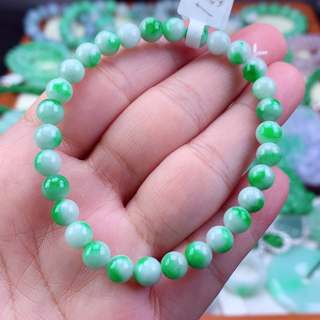 未镶嵌手链翡翠手串