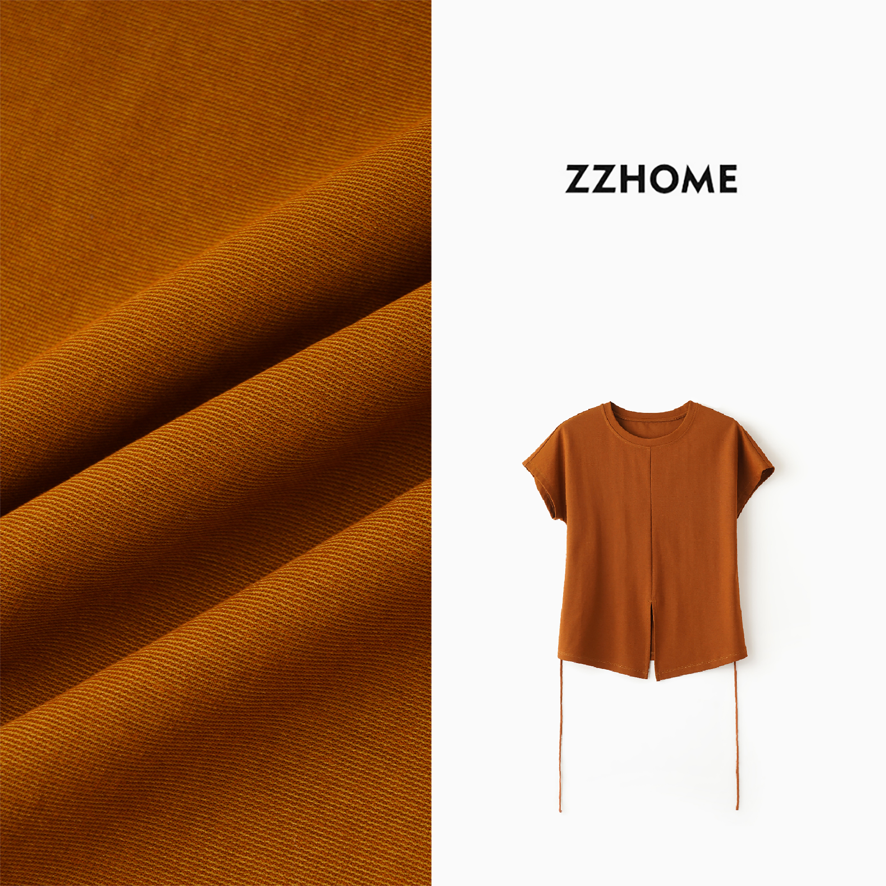 ZOZO HOME | 炎夏斑斓夏日冷橙开衩T恤q173233p