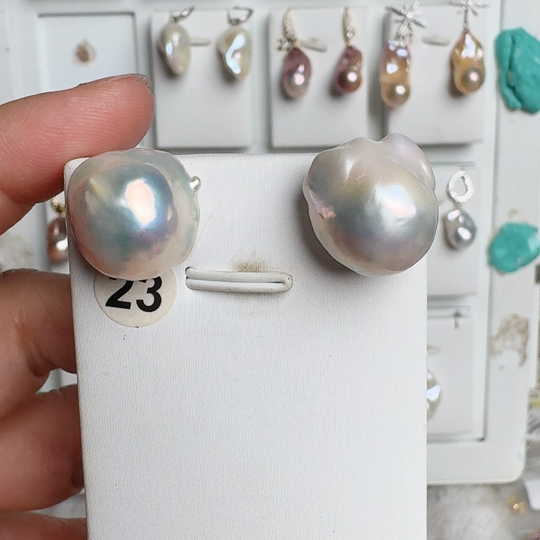 淡水珍珠颈饰银S925镶嵌