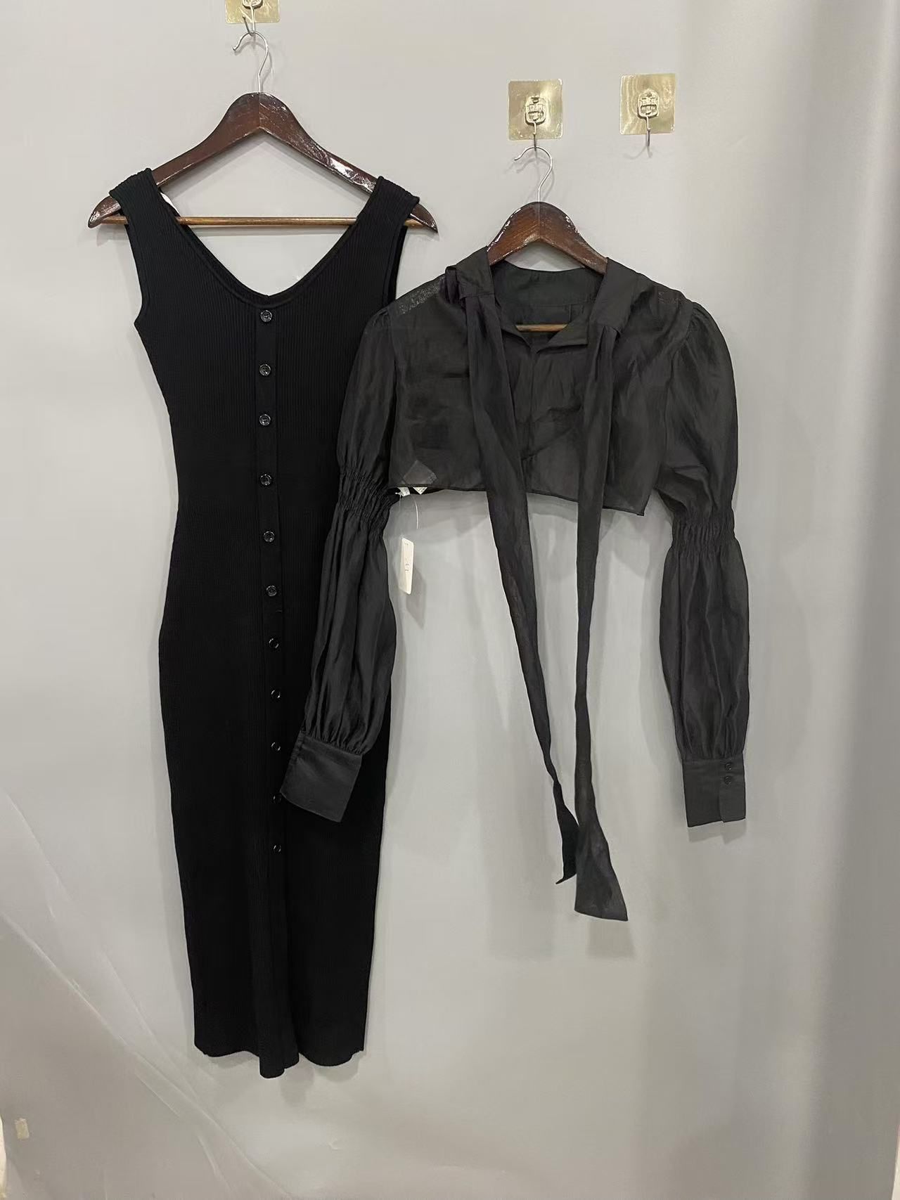 【MonTendre】   夏季新款 时尚气质显瘦高级感连衣裙两件套法式