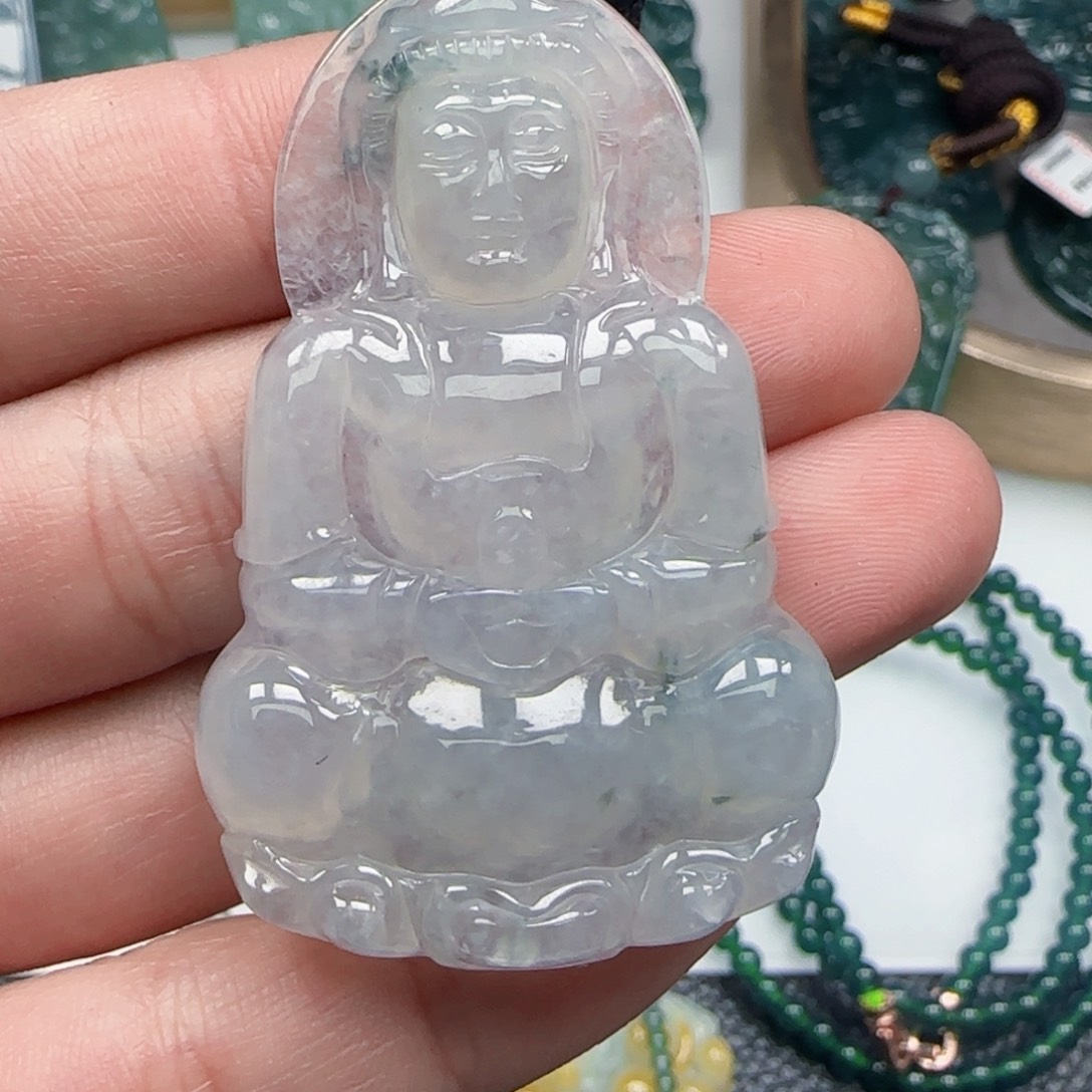 翡翠未镶嵌颈饰10