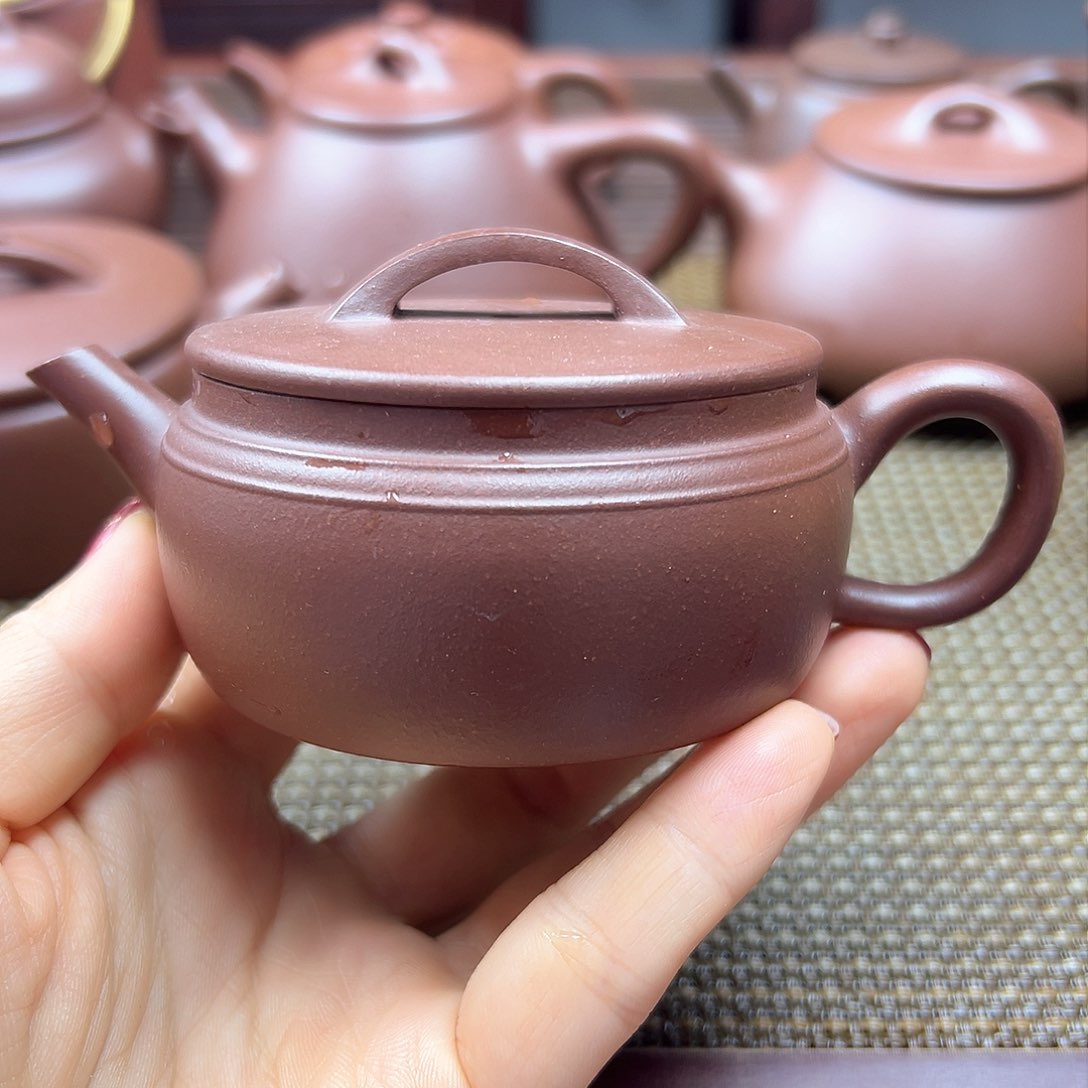 紫砂茶壶140cc紫砂壶紫泥