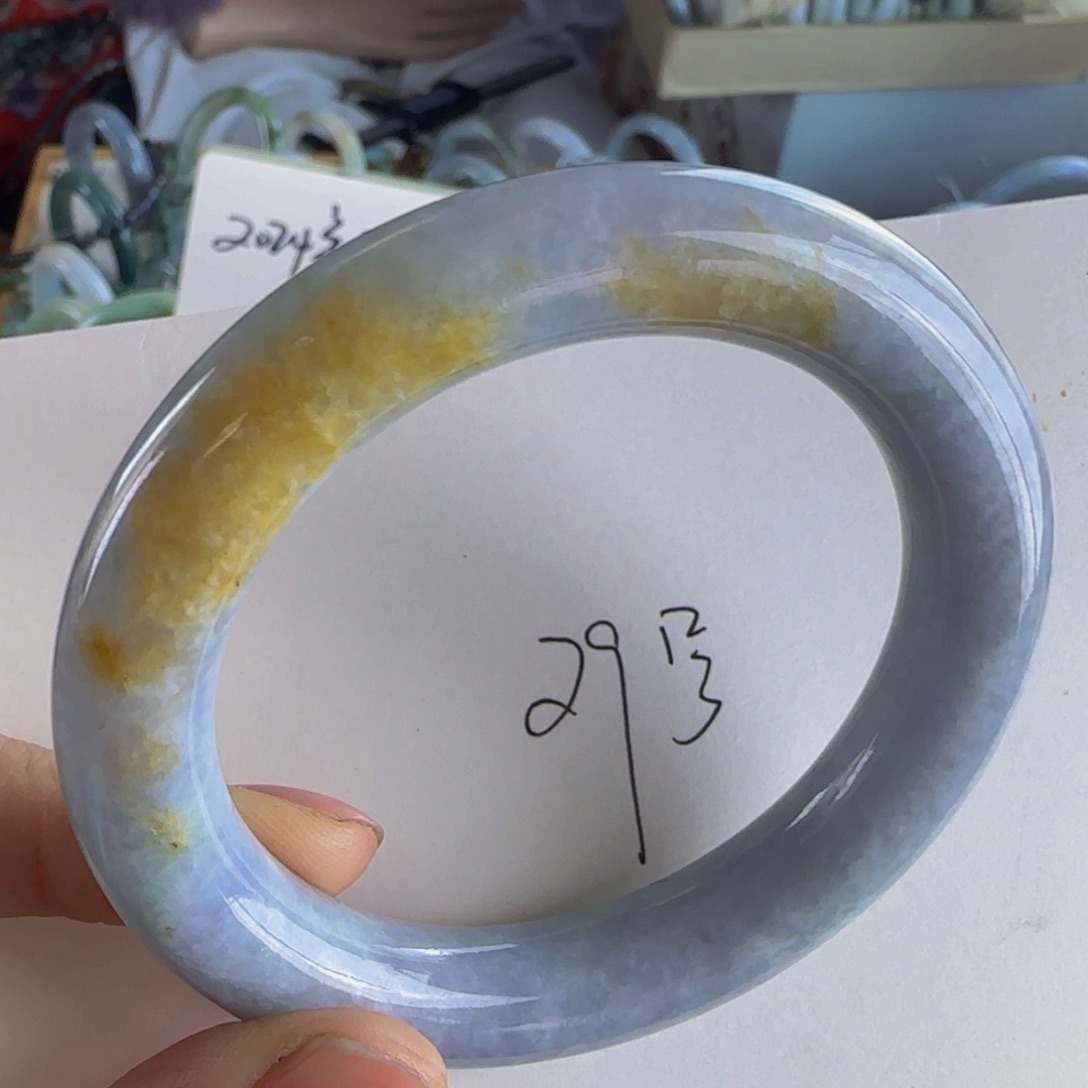 翡翠手镯未镶嵌老坑55圈