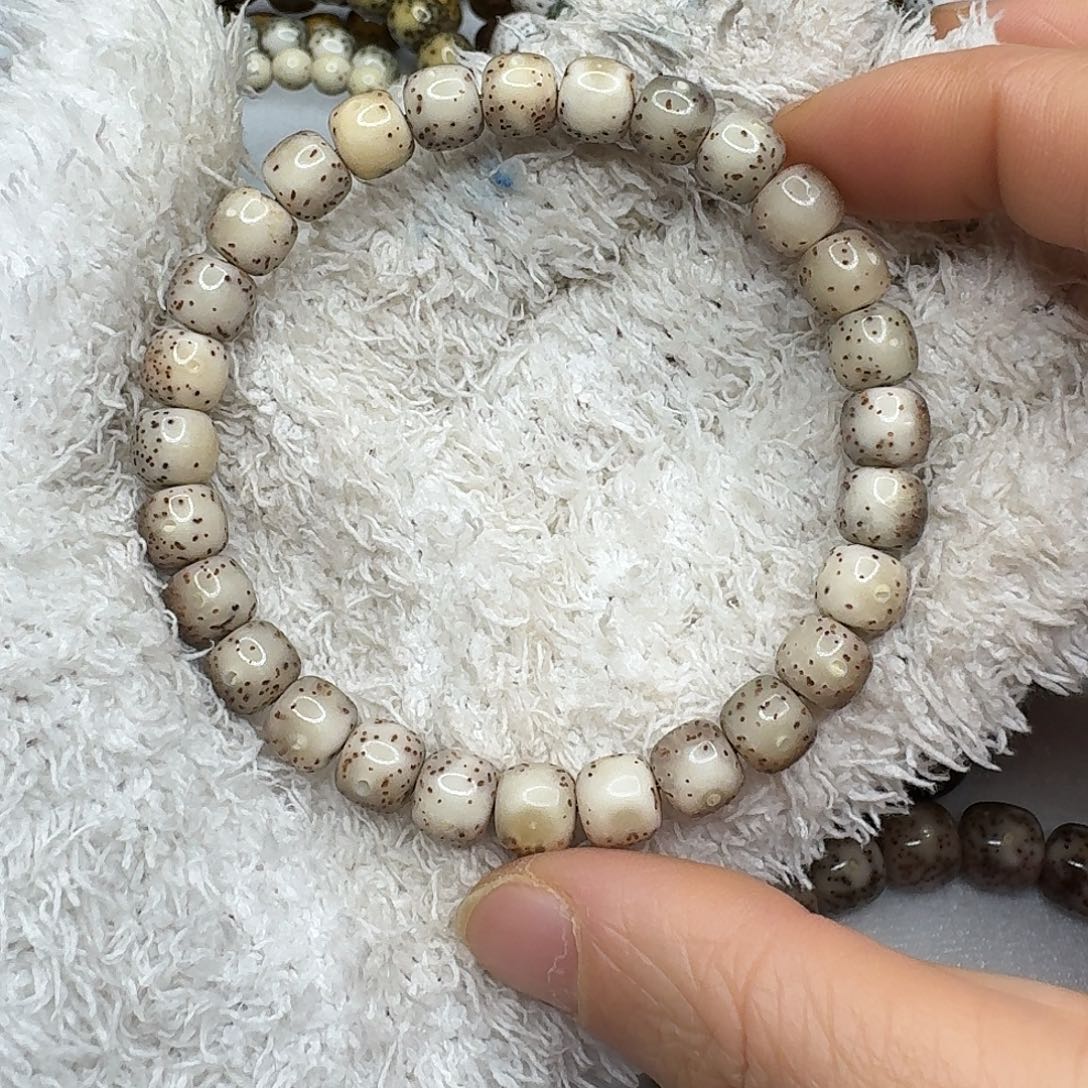 手串星月菩提8高冰冰糖通体
