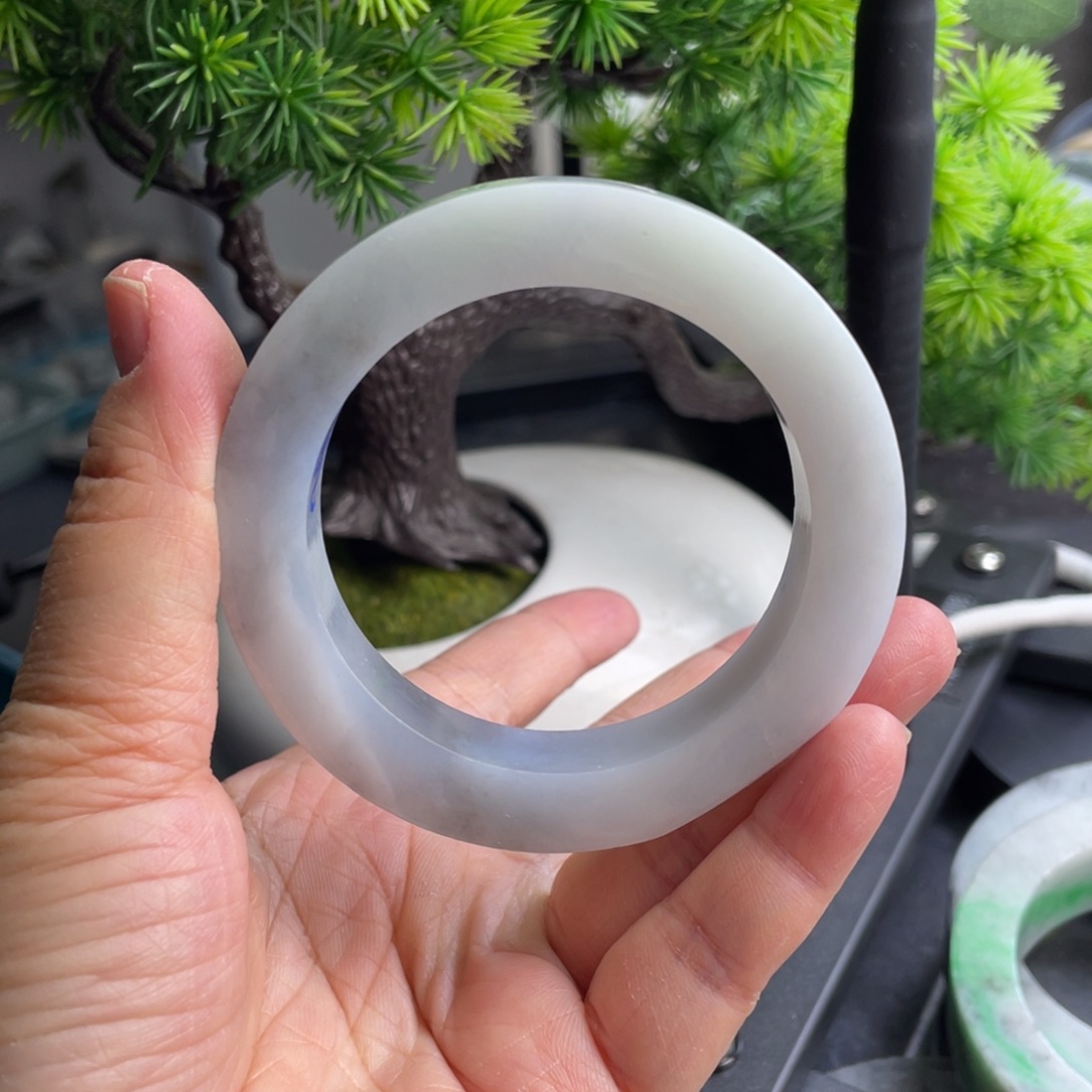 定制翡翠未镶嵌纯天然翡翠手镯定制