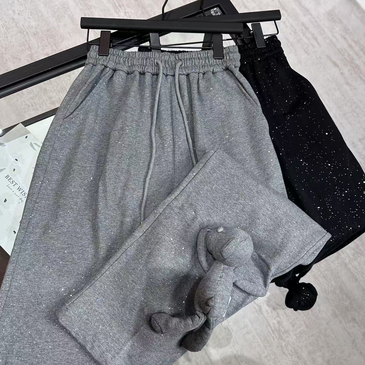 COCO AMAZING （016）星空点点时尚小熊玩偶裤 K102