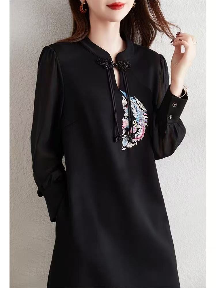 NN1860-时尚女装设计感连衣裙法式气质显瘦洋气百搭