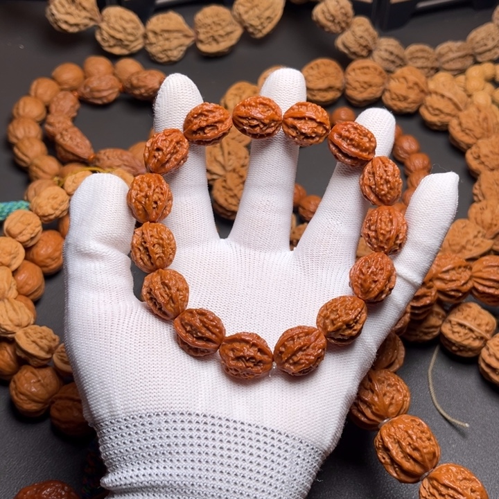 知***乐手串文玩核桃龙脊八棱