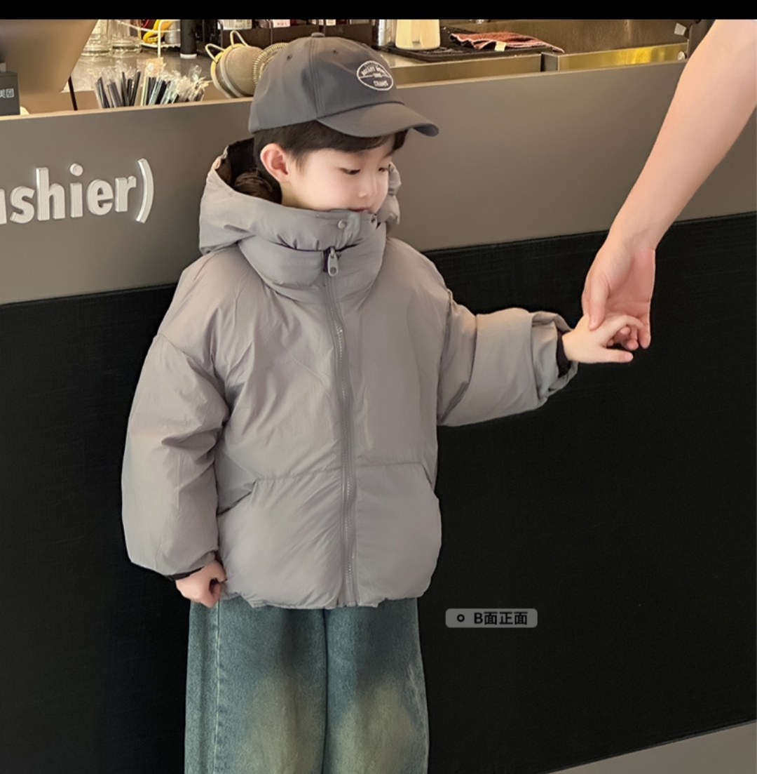 2025新款儿童保暖外套冬季加厚绒羽服时尚洋05