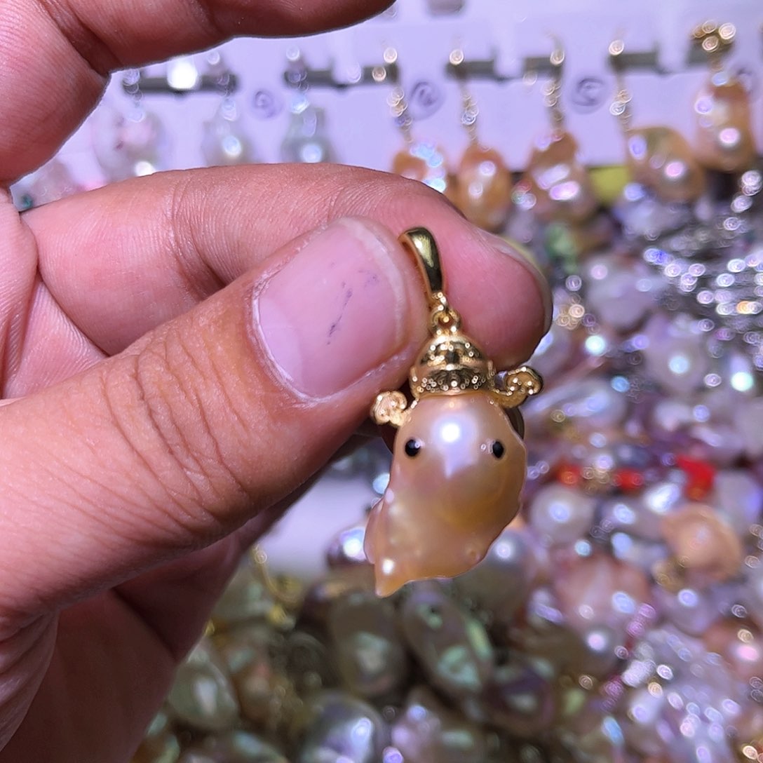 淡水珍珠未镶嵌吊坠(不含链)69