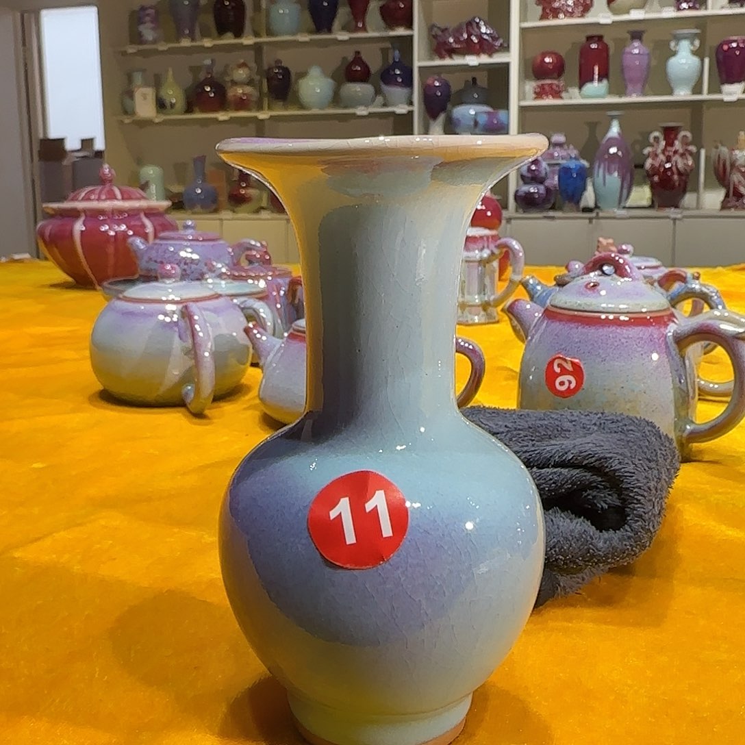 陶摆件郑家钧窑摆件