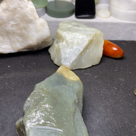 和田玉珠宝奇石未镶嵌浮*