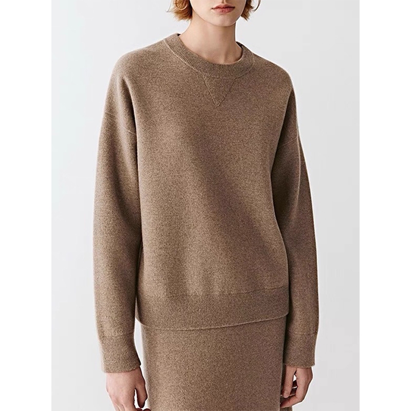 原单非市面货！“小禾不染色系列”原色系羊绒套头 钍织衫T838