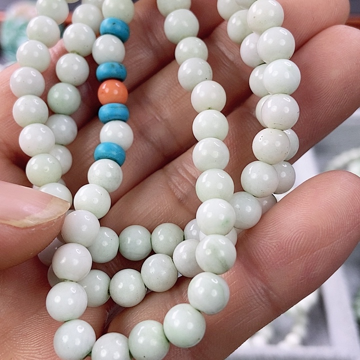 独山玉手链未镶嵌