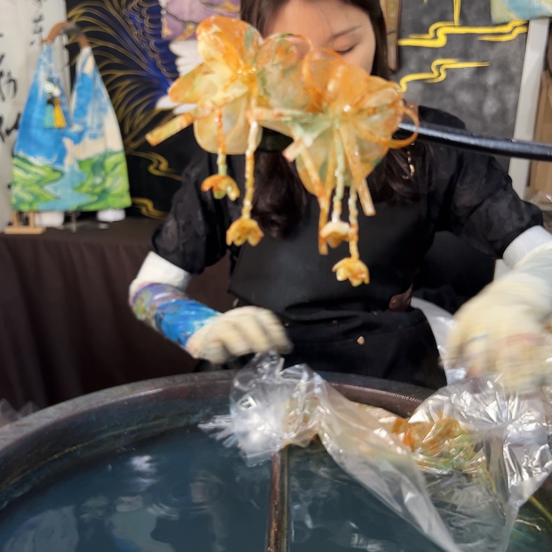 729发簪手作凌霄花