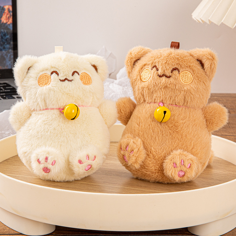 可爱萌招财猫挂件毛绒玩具公仔小猫咪包包挂饰钥匙扣娃娃玩偶潮玩