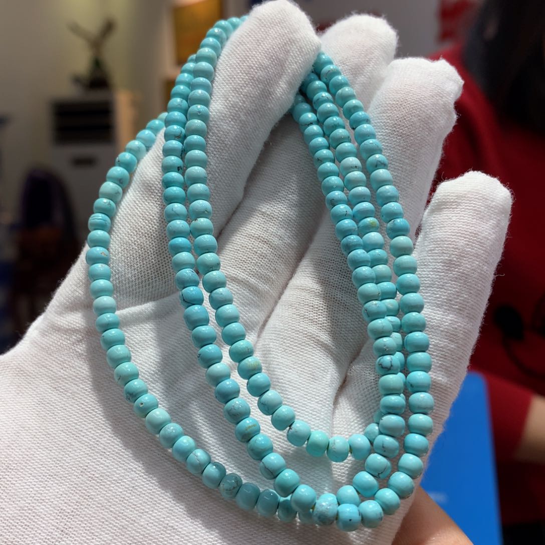 绿松石长链未镶嵌