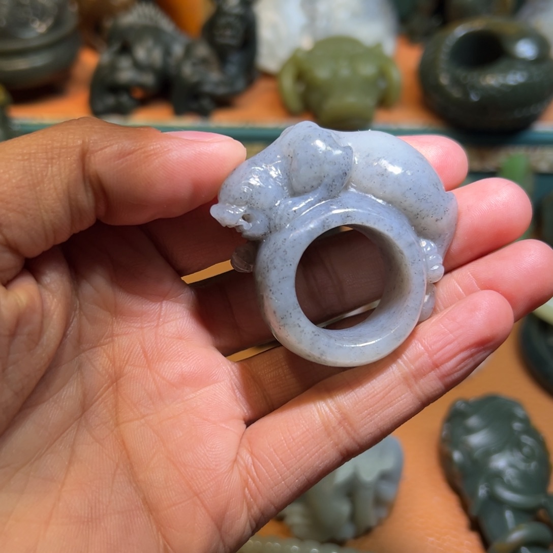 和田玉未镶嵌挂件