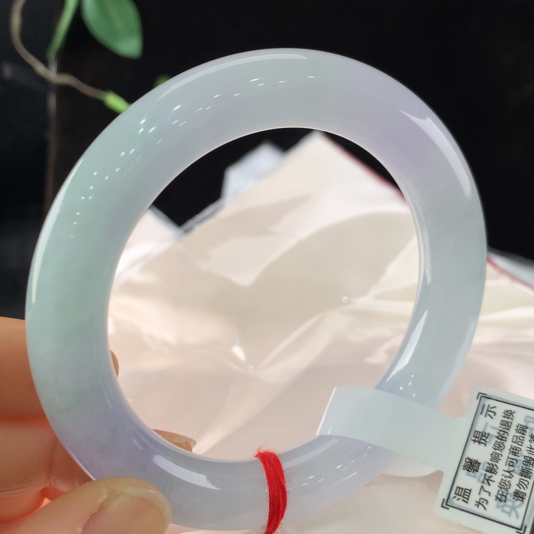 翡翠手镯未镶嵌心**白111-0136