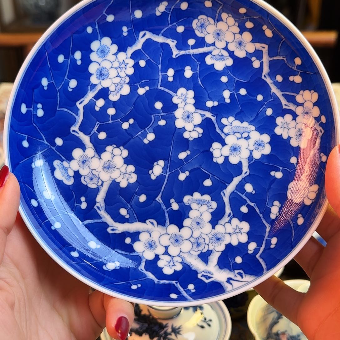 杯冰梅壶乘纯手绘福利