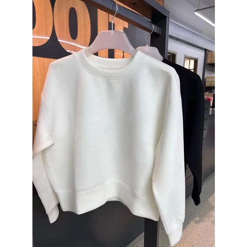 品质高货2024秋季新款韩版休闲宽松时尚纯色套头长袖卫衣女WY2301