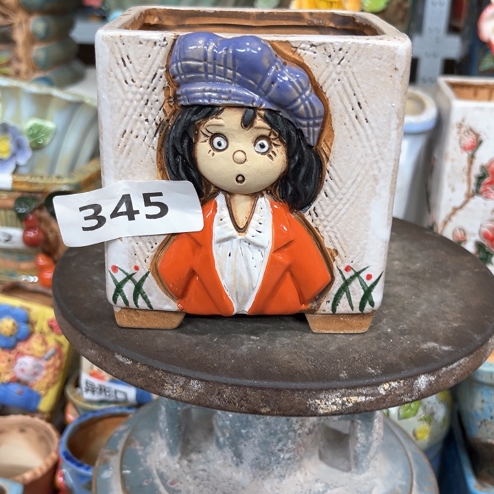 紫砂花盆粗陶材质多肉花盆