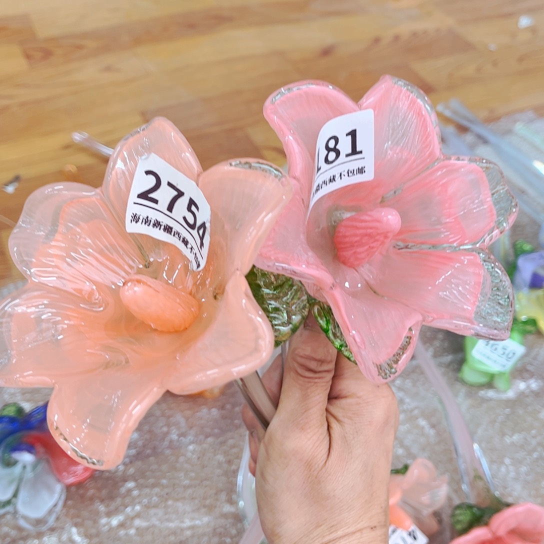 2181 2754 ，家悦琉璃花瓶摆件