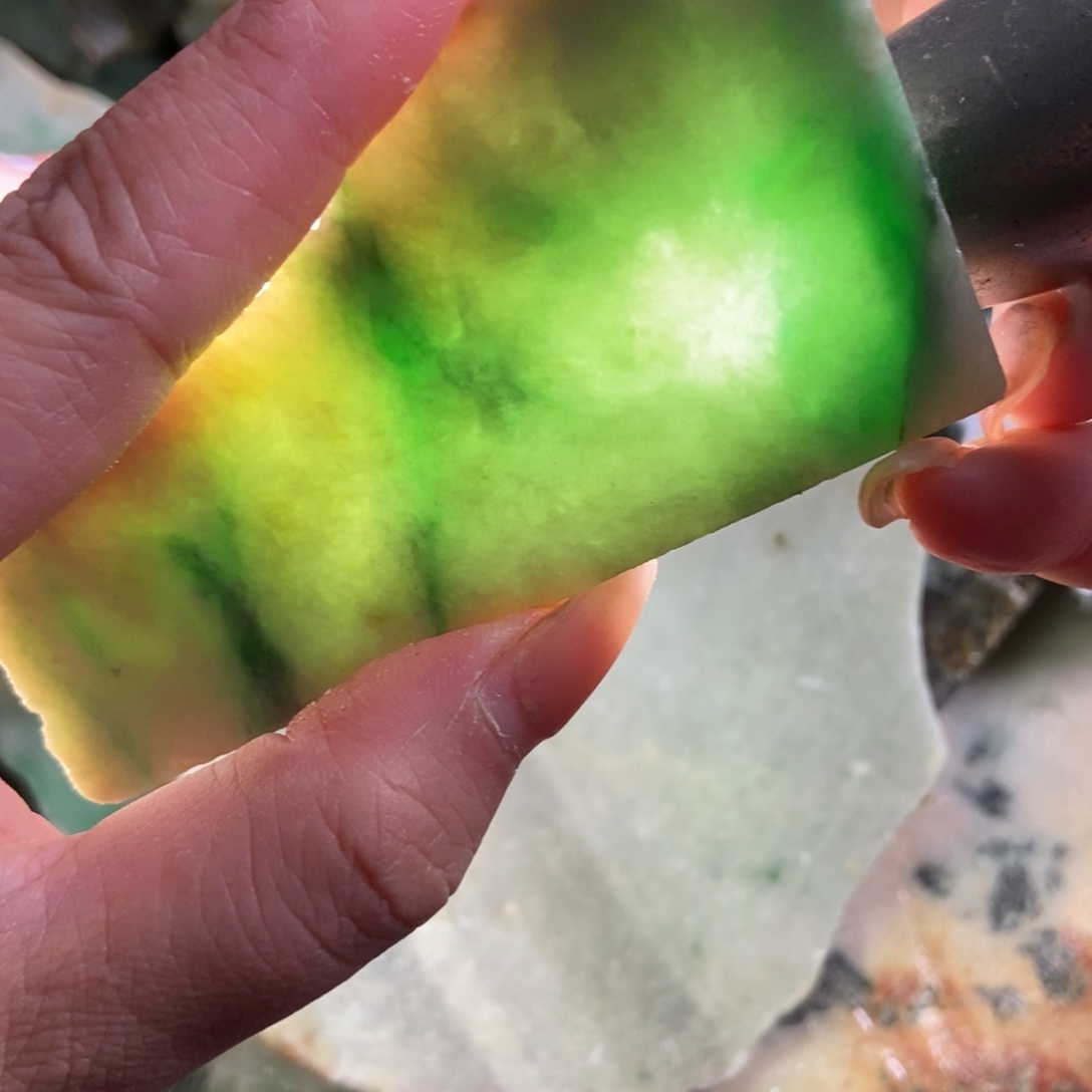 翡翠未镶嵌挂件天然翡翠