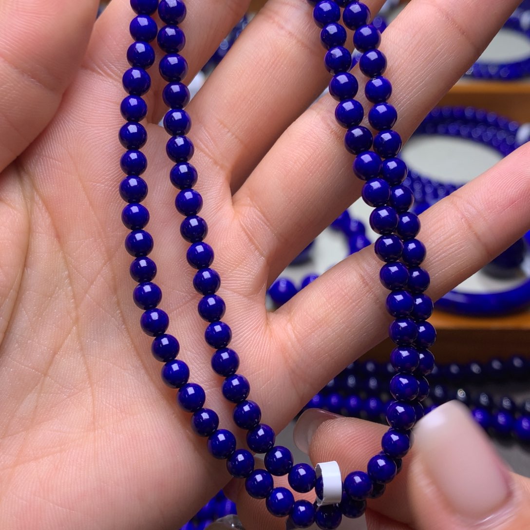 青金石手串未镶嵌4.5mm1803