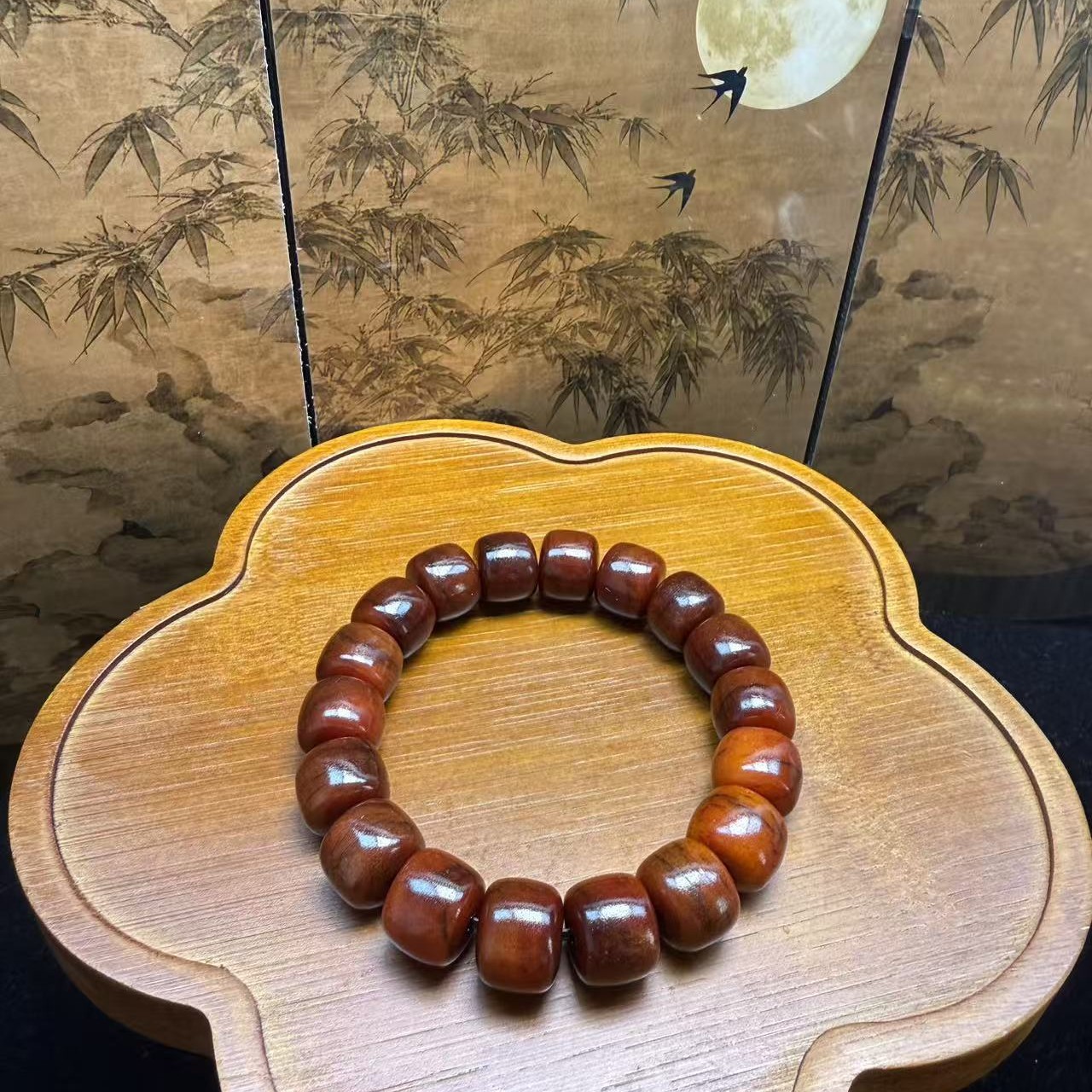 藏式经典骨制手串1.4