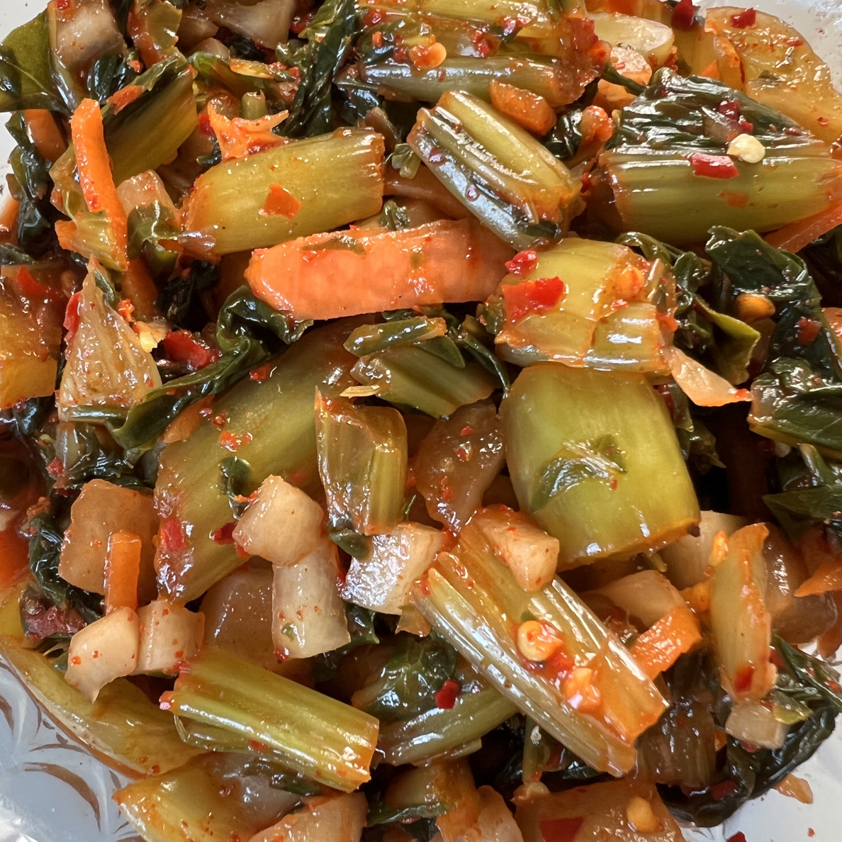 爆炸腌菜  酸辣口味  施甸风味 传统腌制 酸爽开胃 不带甜   包邮