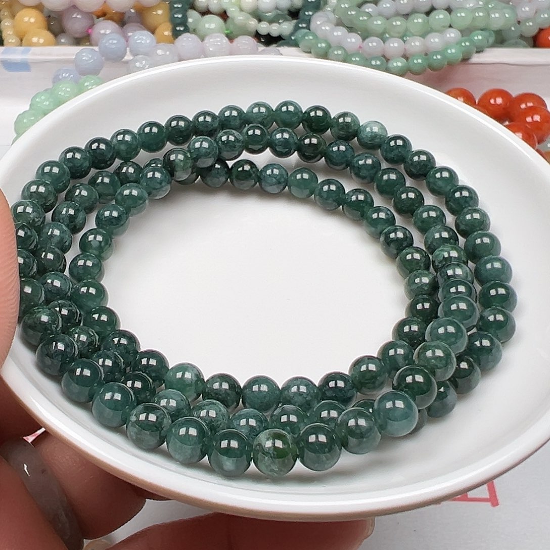 翡翠手链未镶嵌萍*货主老华