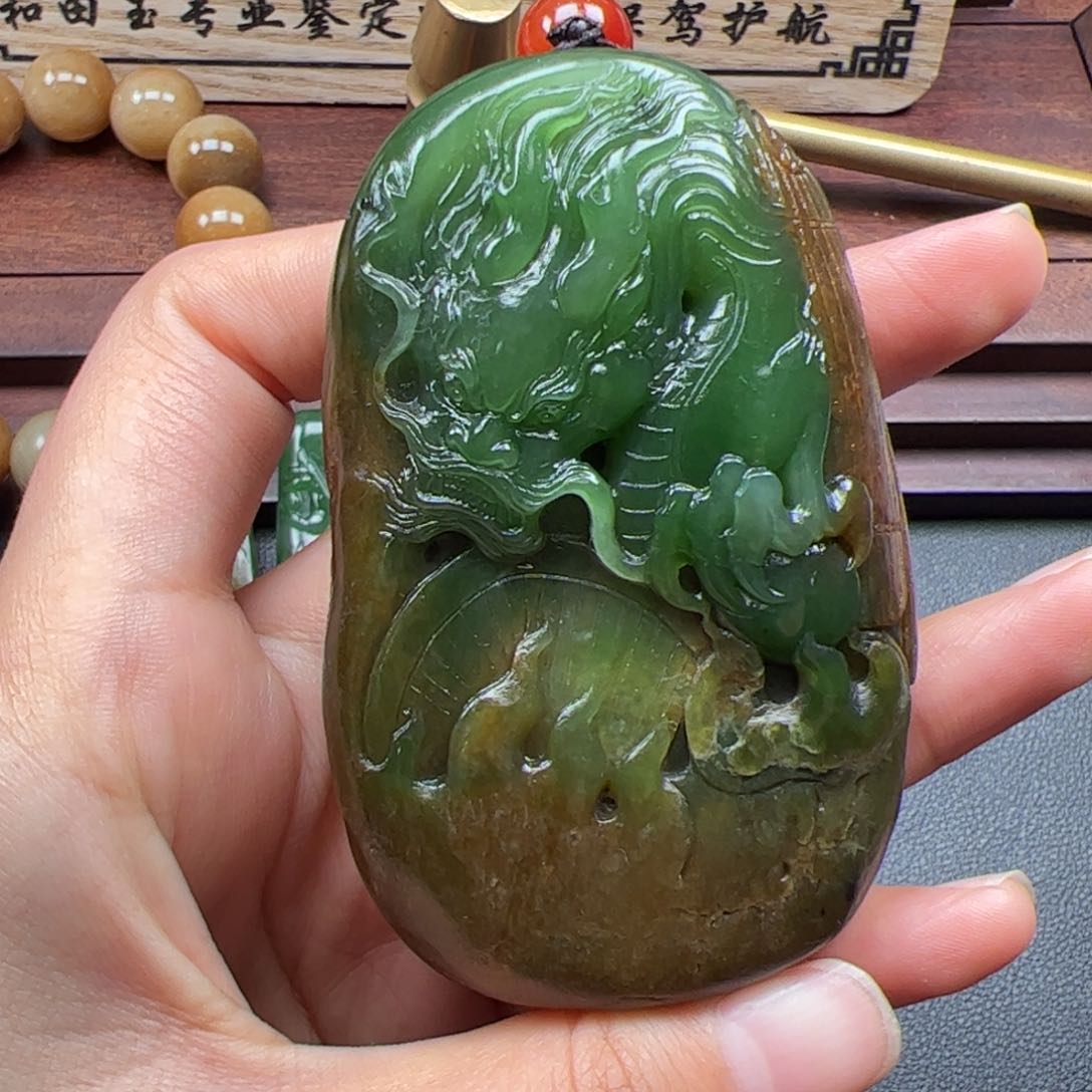 和田玉把件未镶嵌